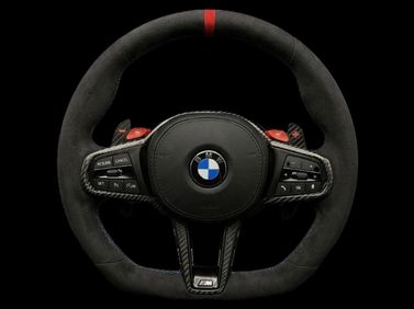 CS Style Alcantara steering wheel trim